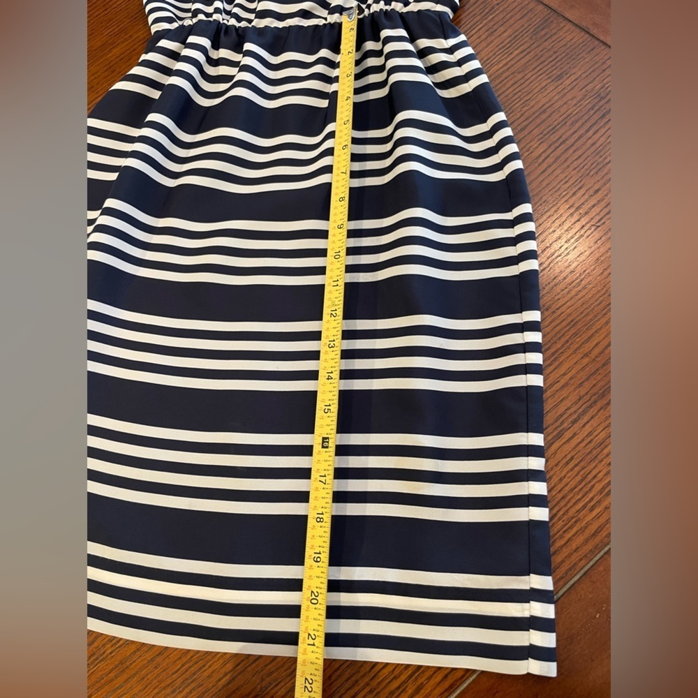 J.Crew Blue and White Striped Dress Size Small - Picture 7 of 10